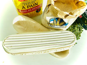 12.9" Baguette Banneton Bread Proofing Basket