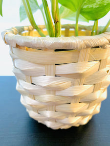 Pot de plante en bambou