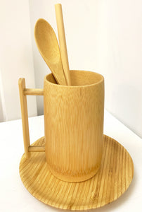 Bamboo Spoons/Mugs/Dishes/Straws are Made by Nature, Crafted by Hand. Designed in Canada and made in Vietnam. 