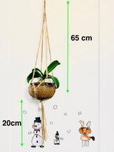 Load image into Gallery viewer, Coconut Plant Hanger-Minimalist Scandinavia decor
