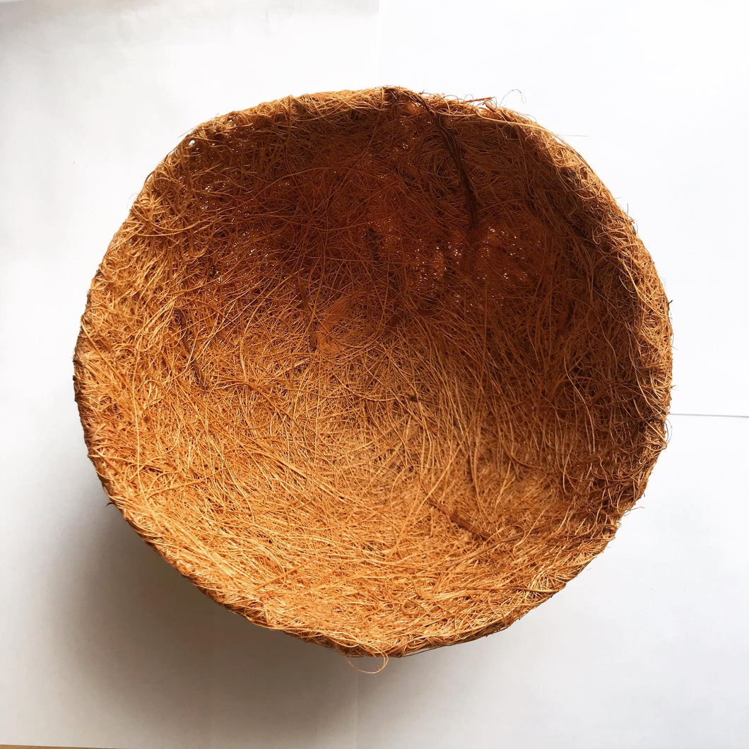 4 x Coconut Coir Fiber Replacement Liner for Planters Size 17cm