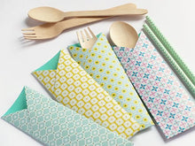 Load image into Gallery viewer, Disposable Bamboo Cutlery Set
