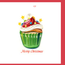 Load image into Gallery viewer, 10 Styles Paper Quilled Christmas Cards Size 10x10 cm
