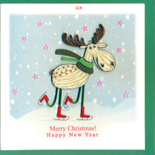 Tải hình ảnh vào trình xem Thư viện, 10 Styles Paper Quilled Christmas Cards Size 15x15 cm
