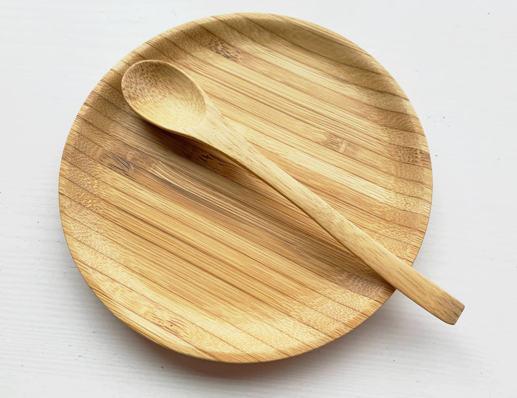 Bamboo Tea Spoon/Platter are Made by Nature, Crafted by Hand. Designed in Canada and made in Vietnam. Shop our range of Bamboo Products and explore our collection of sustainable environmentally friendly eco-products.