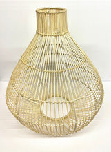 Tải hình ảnh vào trình xem Thư viện, WHITE LAMPSHADE - Handmade Rattan lampshade
